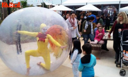 inflatable zorb ball for bump monkey